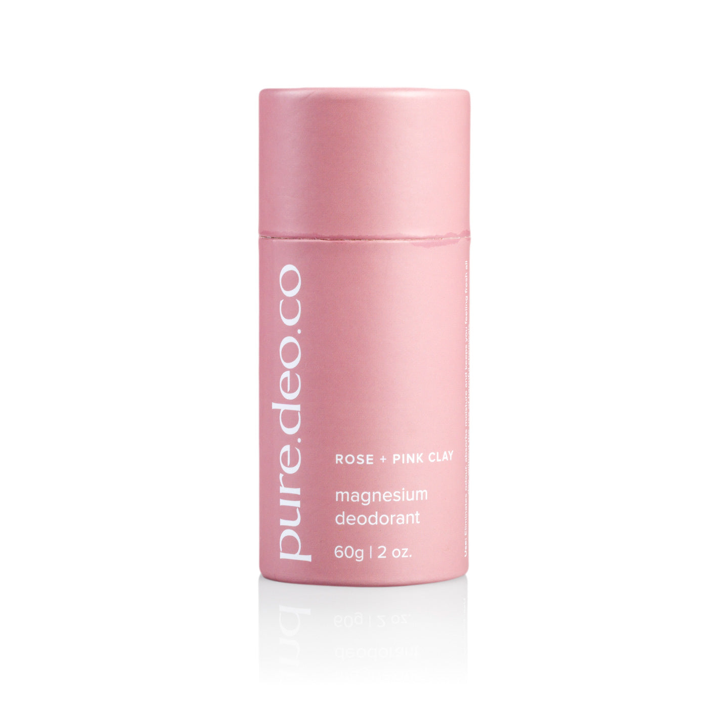 Magnesium Deodorant - Rose + Pink Clay